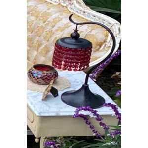 Red Boudoir Lamp Rental