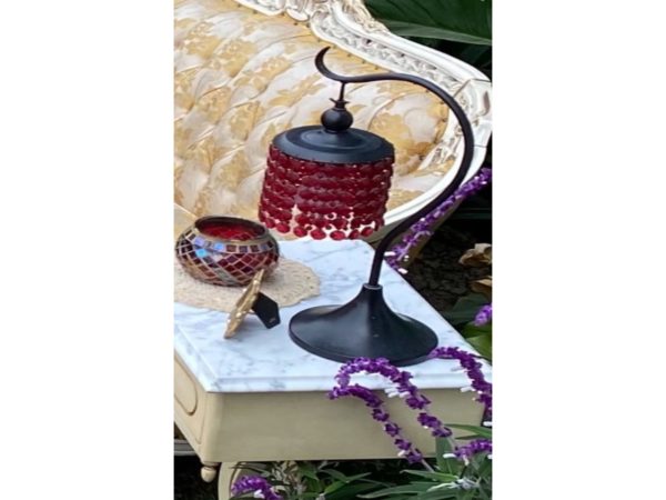 Red Boudoir Lamp Rental
