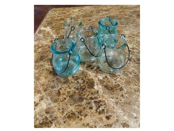 Small Glass Vases with Handles Rental