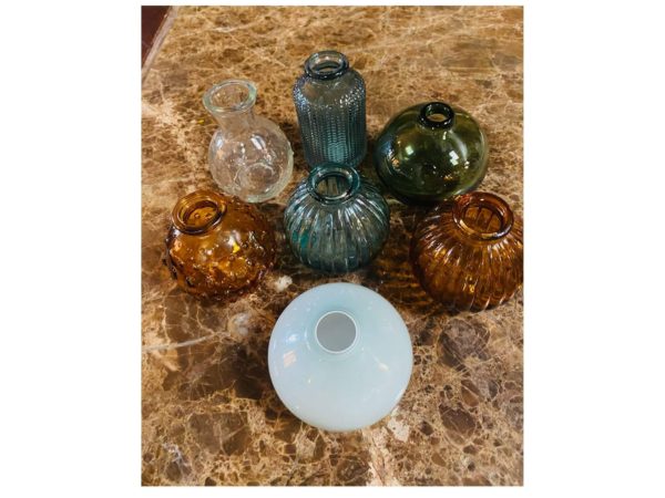 Variety of Small Vases Rental