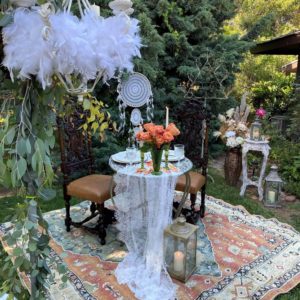 Bride Groom Table Setting Rental