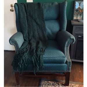 Green Wing Back Chair Rental