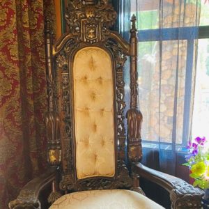 Antique Throne Chair for Rent
