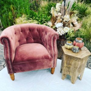 Dusty Rose Chair for Rent