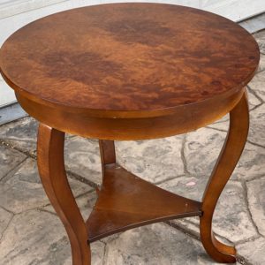 Modern Wood side table for rent