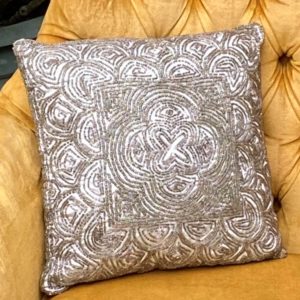 Silver Sequin Pillow Rental