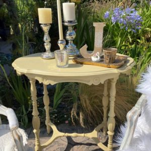 Vintage French Country Side Table Rental