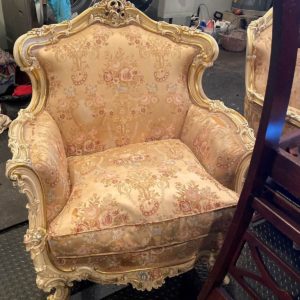Vintage Wedding Bride Groom Chairs Rental