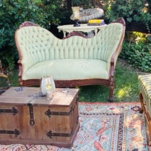 Antique Victorian Loveseat Settee for Rent