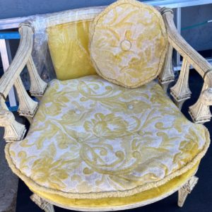 Cream Yellow Side Chair