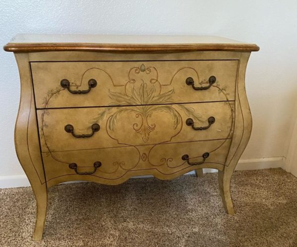 Hand Painted Credenza Table Rent