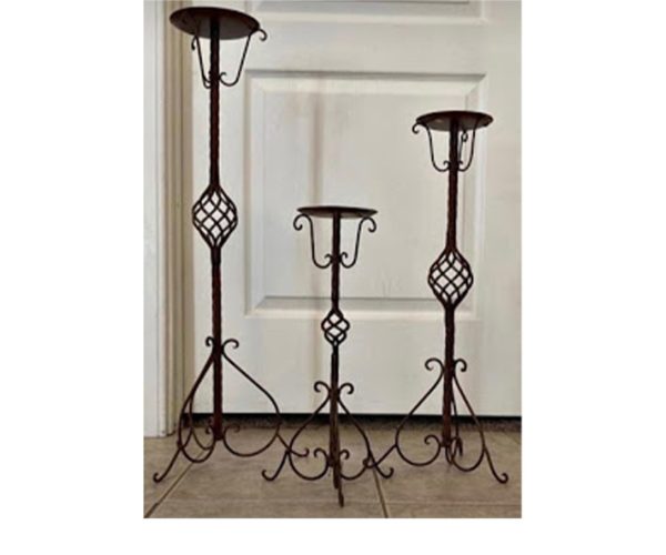 Wrought Iron Candle Holders Rent