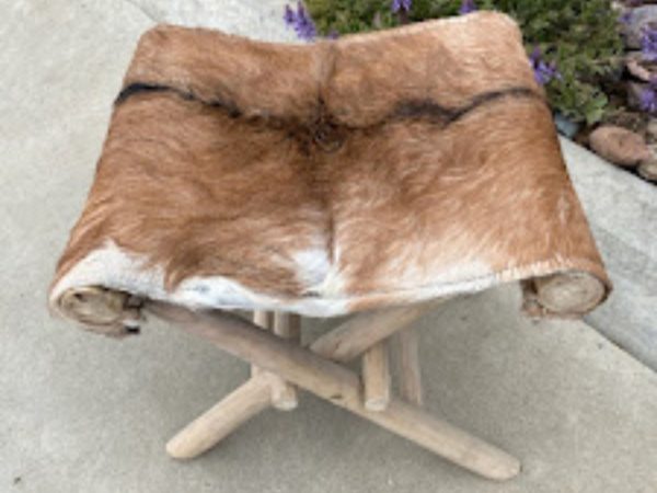 rawhide stool for rent